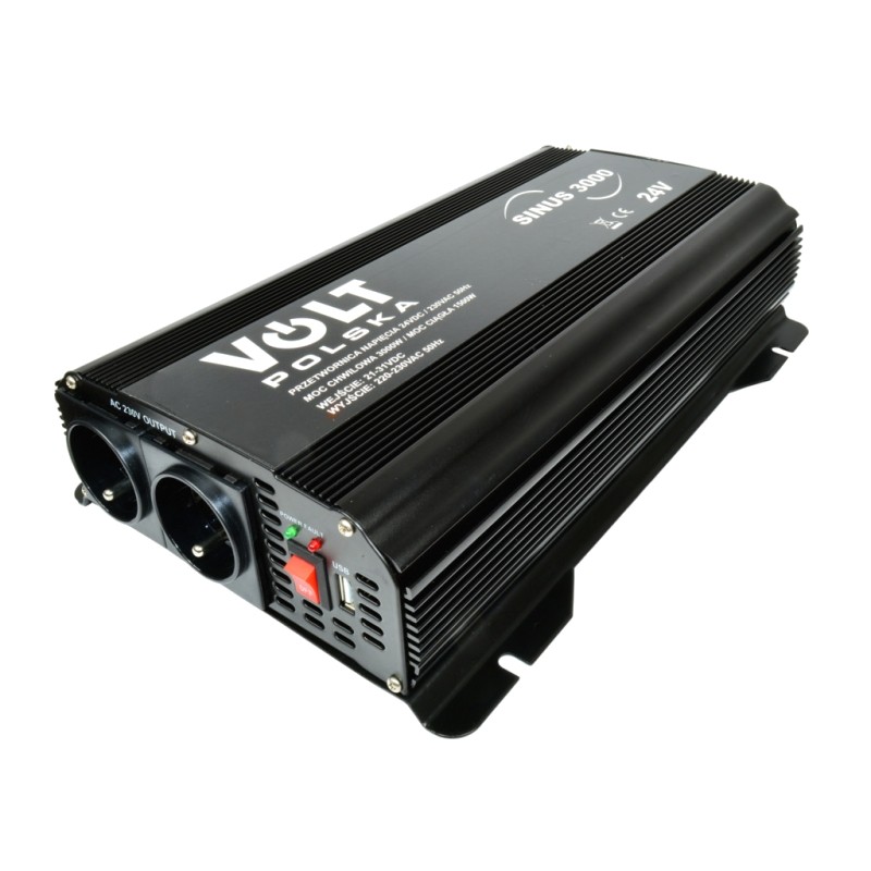 Invertor auto Convertor 24V 220V SINUS 3000